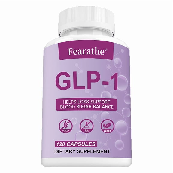 Fearathe GLP-1 Support Berberine Herbal Supplement, 120 Capsules