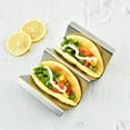 thumbnail image 2 of Stainless Steel Taco Holder Stand Safe Rack Tray for Dishwasher Oven Save, 2 of 12