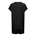 thumbnail image 4 of MAIHAN Outfits for Women Spring Outfits for Women 2026 Short Sleeve Sets Trendy 2 Piece Summer Shorts Set Comfortable Playwear Daily Wear, 4 of 5