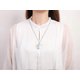 thumbnail image 4 of Collar LINJOU Árbol de la vida Collar de cristal (ópalo sintético blanco) --- Código de producto 35496, 4 of 5