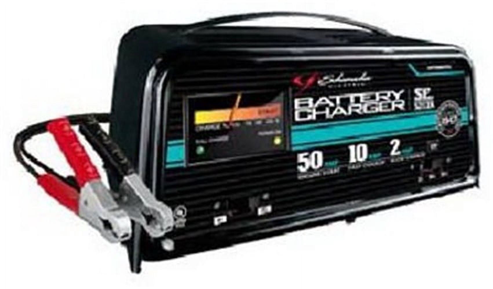 Schumacher SE-5212A 50A 12V Fully Automatic Automotive Battery Charger with Engine Start