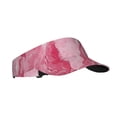thumbnail image 3 of This Unisex Sunshade Open-Top Hat Features An Open-Top Design That Is Not Stuffy And Has A Curved Eave Pink Marble_21256_4, 3 of 8