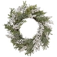 thumbnail image 2 of Northlight Frosted Foliage and Berries Small Artificial Christmas Wreath - 20" - Unlit, 2 of 6