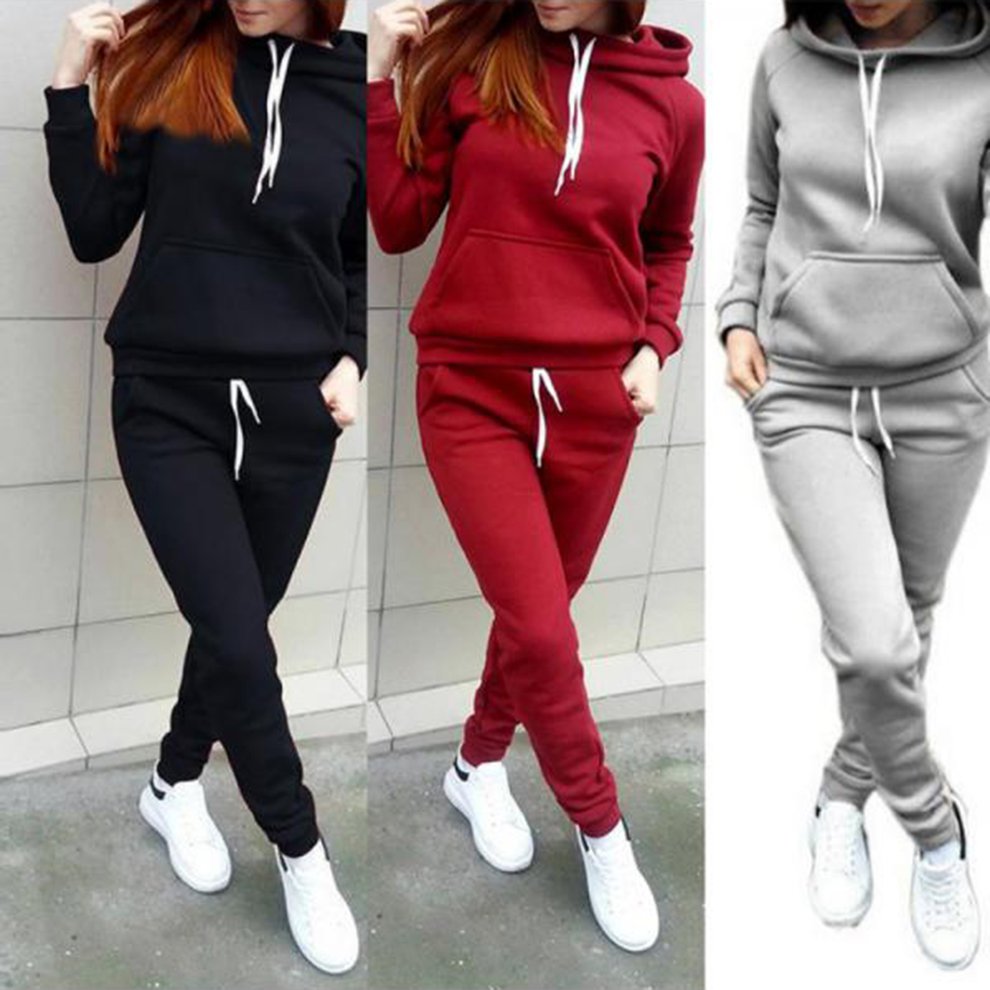 Tops Pants Tracksuit Sweat Suit grey 