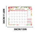 thumbnail image 3 of 2026-2027Calendar, 18 Month Wall Calendar 2026-2027 Hanging Spiral Bound Magnetic Fridge Desk Calendars 17" x 12", January 2026 - June 2027, 3 of 7