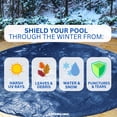 thumbnail image 2 of Swimline Hydrotools Supreme Guard Winter Cover for 12' x 20' Above Ground Pools, 2 of 7