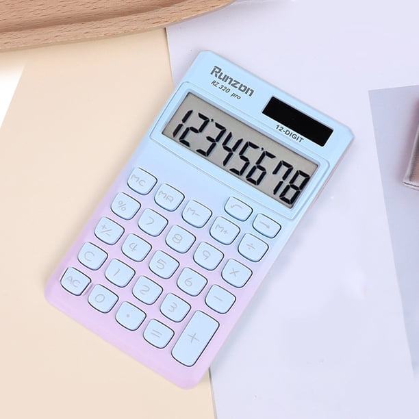 Calculatrice Bureau à 12 Chiffres avec écran LCD, Bouton Sensible, Calculatrice Grosse Touche à Calculatrice Bureau à 12 Chiffres avec écran LCD, Bouton Sensible, Calculatrice Grosse Touche à