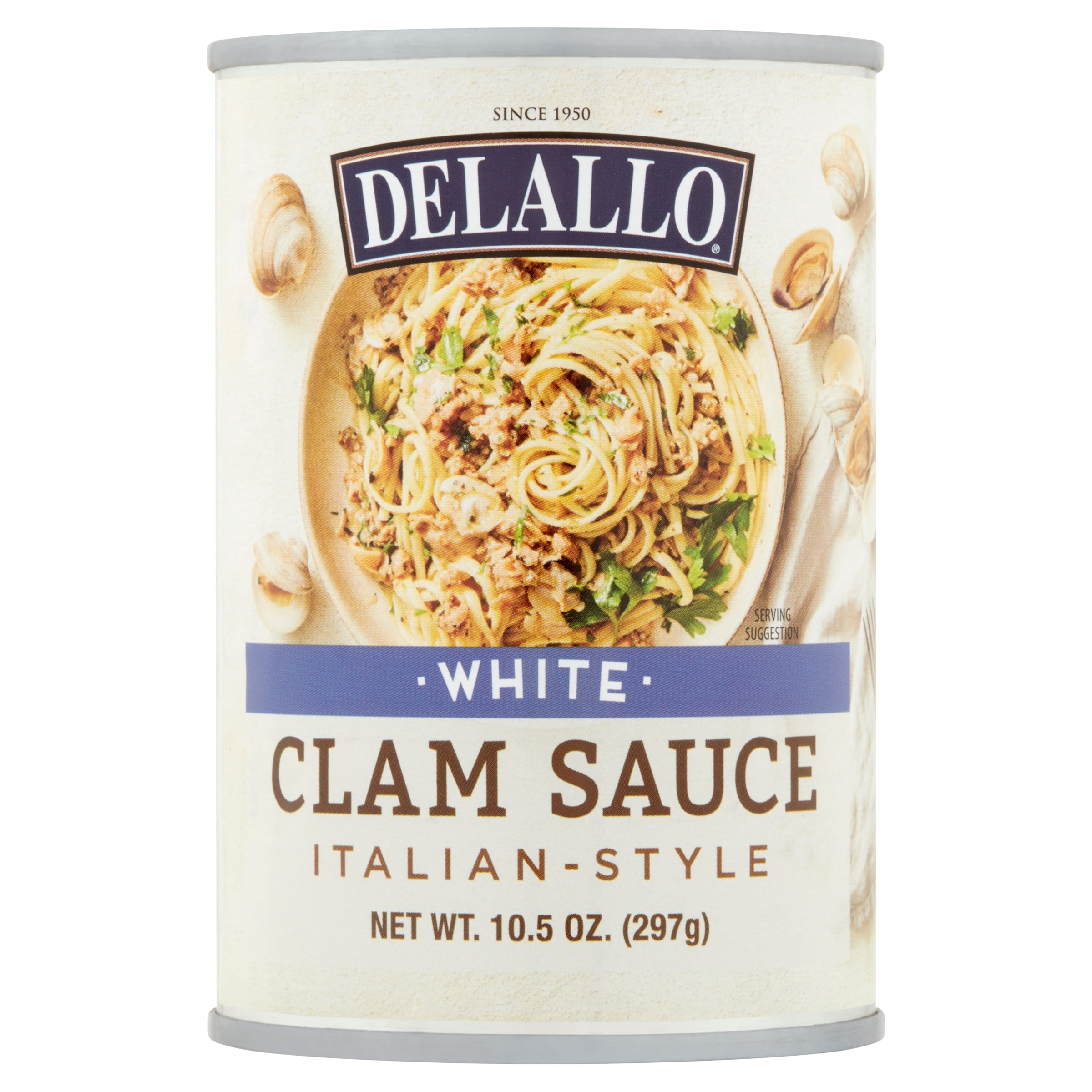 (2 pack) DeLallo White Clam Sauce, 10.5 oz