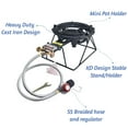 thumbnail image 5 of ARC USA 2541R Portable Propane Burner Camping Stove Cast Iron single Burner with Detachable Rack 80,000 BTU/H, 5 of 6
