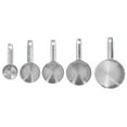 thumbnail image 1 of Taza Medidora De Acero Inoxidable, Juego De Tazas Medidoras De Metal, Escala Transparente Práctica Duradera Para Cocina, 1 of 7