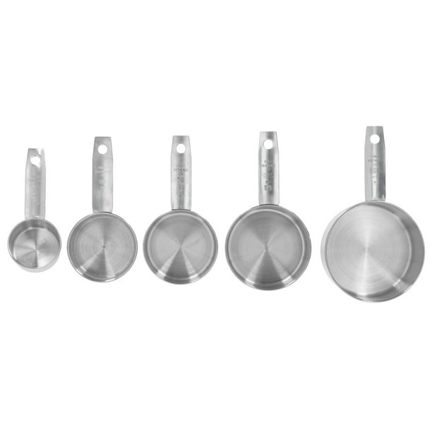 Taza Medidora De Acero Inoxidable, Juego De Tazas Medidoras De Metal, Escala Transparente Práctica Duradera Para Cocina