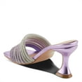 thumbnail image 5 of Patrizia Women's PAULSON Tricolor Crystal Slide Heeled Sandals Purple Multi EU 39 / US 8.5, 5 of 5