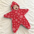thumbnail image 2 of YunPes Baby Starfish Onesie Full-Zip Soft Plush Footie Jumpsuit Cartoon Graphic One Piece Infant Halloween Christmas Outfits Wearable Blanket, 2 of 5