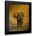 thumbnail image 1 of Skorepa, Jan 15x18 Black Modern Framed Museum Art Print Titled - Old Elephant, 1 of 5