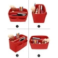 thumbnail image 4 of CAILDANL Felt Purse Bag Organizer Insert with zipper Bag Tote Shaper Fit Speedy Neverful PM MM, 4 of 7