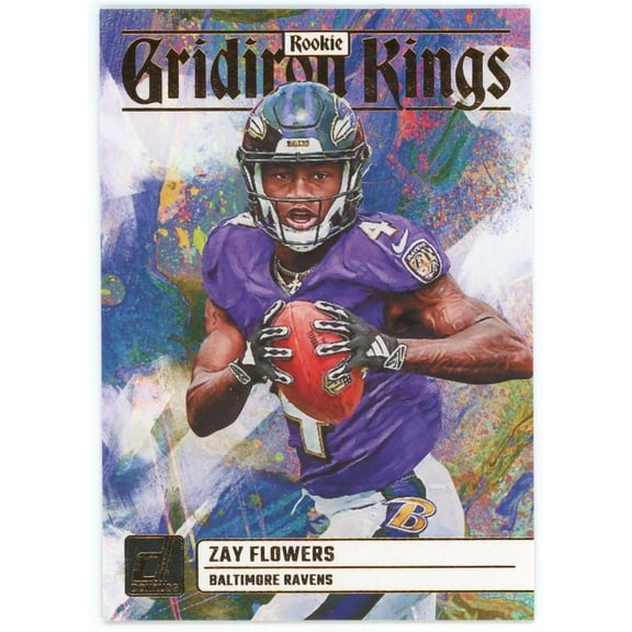 NFL 2023 Panini Donruss Football Gridiron Kings Zay Flowers RGK-9 (Rookie)