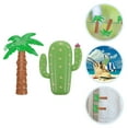 thumbnail image 3 of 2pcs Beach Towel Clip Beach Chair Holder Clips Creative Coconuts Tree Towel Clips for Holiday Pool, 3 of 8