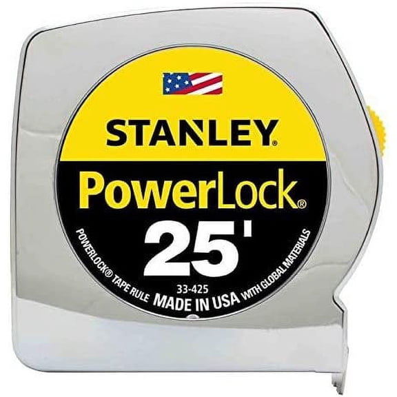 Stanley Measuring Tape - Durable, 1 Inch x 25 Ft - 4 Pack, Yellow