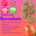 thumbnail image 3 of Bonka Bird Toys 3354 Pk 6 Natural Vine Ball 2 inch, 3 of 7