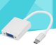 thumbnail image 3 of Tipo-C macho a VGA hembra Full 1080P USB 3.1 Cable adaptador para proyector de TV (plata), 3 of 5