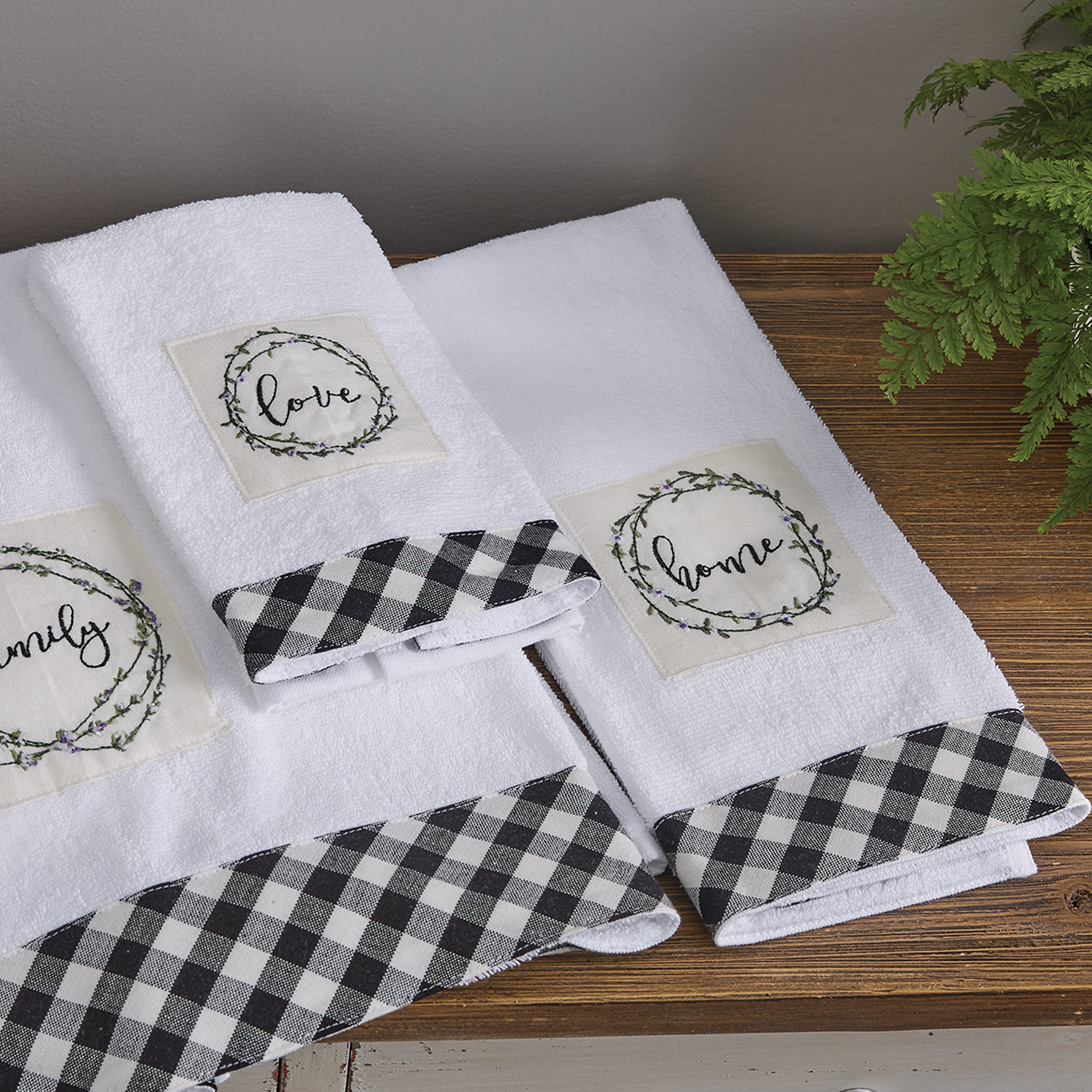 Park Designs Bouquet Of Grace Hand Towel Set of 2