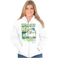 thumbnail image 4 of Tootsie Pop Mr Owl Kanji Wise Guy Unisex Fleece Graphic Zip Up Hoodie Brisco Brands 5X, 4 of 5