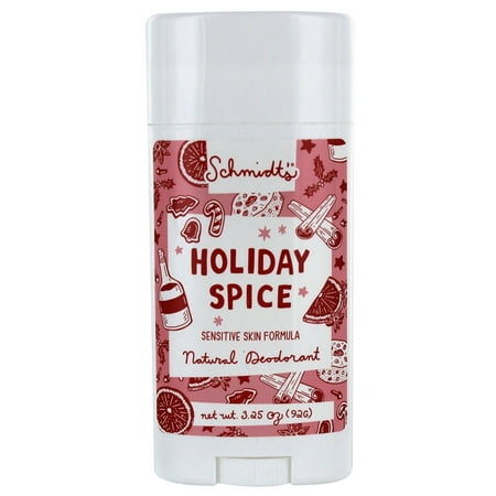Schmidt's - Natural Deodorant Stick Sensitive Skin Formula Holiday Spice - 3.25