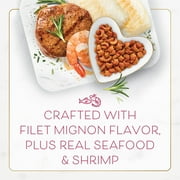 Purina Fancy Feast Dry Cat Food Filet Mignon Flavor With Seafood and Shrimp, 7 lb Bag