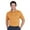 Burnt Orange, variant on Monterey Club Men's Jacquard Texture Solid Golf Polo Shirt #1067