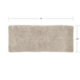 thumbnail image 5 of Home Weavers Fantasia Bathroom Rug 100% Cotton Bathroom Rugs Set, Washable Rug, Soft Cotton and Water Absorbent bath Rug, Kitchen Mat, Bath Rug, Bath Floor Mat Non Slip, 21"x54" Runner, Ivory, 5 of 5