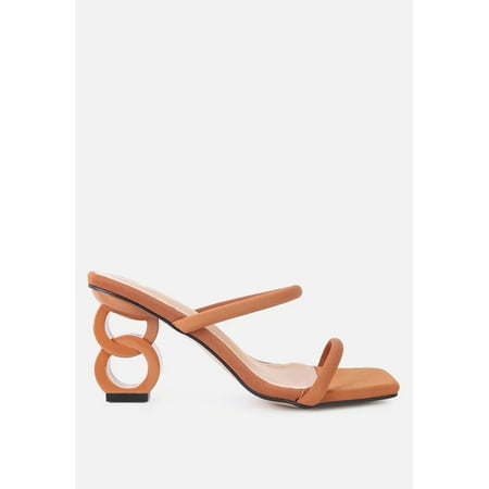 

Downtown Double Strap Fantasy Heel Sandals