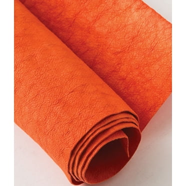 Kraft Paper Fabric 18.5" x 28.5", Tangerine