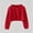 Red, variant on Girls Light Jacket Hollow Out Button Long Sleeve Knit Open Front for 1-13Years