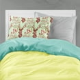 thumbnail image 2 of Merry Christmas Joy Reindeer Fabric Standard Pillowcase, 2 of 2