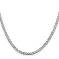 thumbnail image 2 of Sterling Silver Rhodium-plated 3.8mm Pav? Curb Chain, 2 of 4