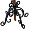 Starlite Wrought Iron Black Accessory Outdoor Torch Base