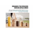 thumbnail image 2 of Recipientes Hermeticos De Vidrio Contenedores Con Tapa 5pz Xtellar Color Transparente, 2 of 4