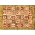 thumbnail image 1 of Ahgly Company Indoor Rectangle Abstract Orange Modern Area Rugs, 5' x 8', 1 of 4
