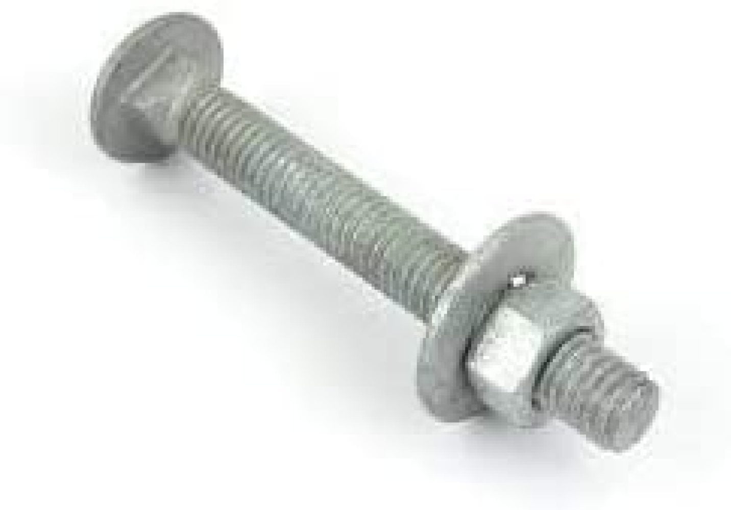1/4-20 X 5 Hot Dipped Galvanized Carriage Bolts 100 Pieces 