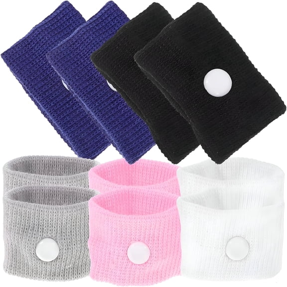QARUN Anti Nausea Wristband-5 Motion Sickness Bands for Pregnant Women Adult, Sea Sickness Wristbands for Sea Car Flying Travel