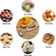 thumbnail image 4 of BR Cuchara para helado profesional de acero inoxidable con gatillo, perfecta para frutas, helados y puré, 4 of 5