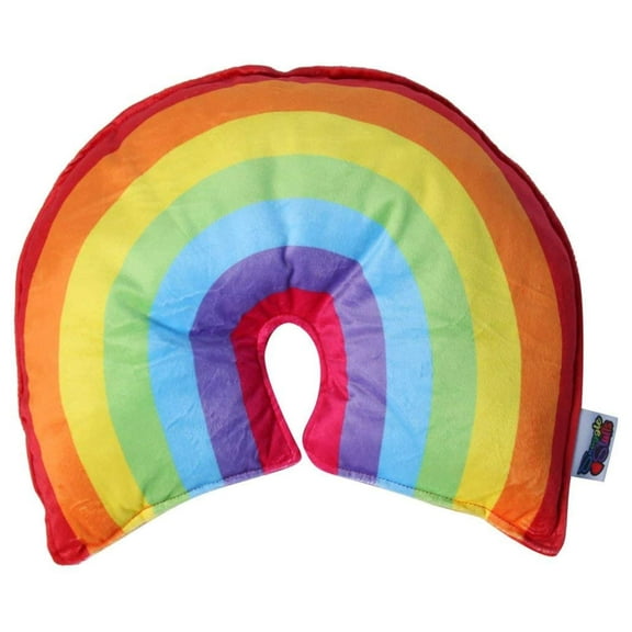 Rainbow Pillow | Rainbow Throw Pillows 16", Rainbow Plush, Rainbow Pillows for Girls, Rainbow Kids Pillow, Rainbow Decorative Pillows, Kids Rainbow, Colorful Kids Pillows, Rainbow Decor Kids