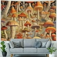 thumbnail image 4 of BCIIG Mushrooms Alex Grey Psychedelic Art Tapestry Wall Hanging Unique Style Graphic Tapestries Home Wall Decor for Living Room Bedroom Apartment Farmhouse Dorm 60x50inch, 4 of 6