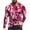 Pink, variant on Patlollav Mens T-Shirt Camouflage Youth Casual Spot Bottoming Shirt Tops