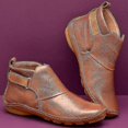 thumbnail image 3 of Zapatos ortopédicos Bota plana vintage Zapatos con parte superior del tobillo Botas suaves de Pu, 3 of 3