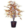 thumbnail image 1 of Vickerman 4' Golden Birch Bush in Decorative Rattan Basket., 1 of 1