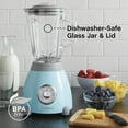 thumbnail image 5 of West Bend Retro Style Blender with BPA-Free 48 oz. Glass Jar, Blue, 5 of 8