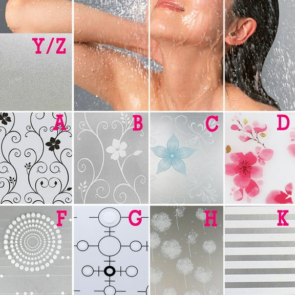 SAYFUT 3D Window Film Matte White Window Film Frosted Window Film Glass Film Self Adhesive Window Film for Home Bathroom Office Meeting Room Living Room Protect Privacy