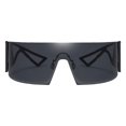 thumbnail image 2 of de sol de ciclismo, polarizadas a prueba Protección UV400 de motocicleta cuadradas a prueba de polv Deportes , negro Baoblaze Gafas de ciclismo, 2 of 8