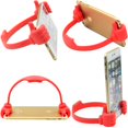thumbnail image 2 of Thumbs-up Cell Phone Stand Holder, Tablet Stand Cradle for Desk Desktop Smartphone Cellphone Mobile Phone Tablets – Universal Adjustable Flexible, Orange, 2 of 5